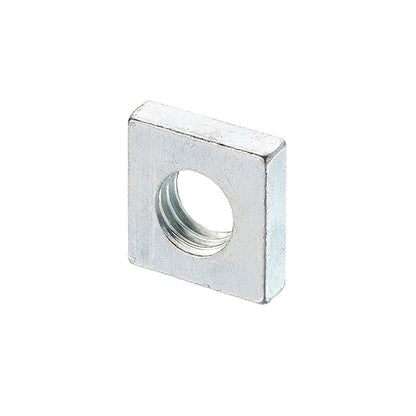 Unifix M8x13 - Class 6 Steel Square Roofing Nut ANSI/ASME B18.2.2 with 1.25mm Pitch and Bright Zinc Plated Finish