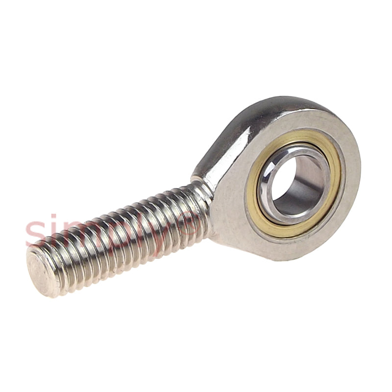 Codex SA20C Right Hand Steel / PTFE Sintered Bronze Lined Plain Male Rod End M20x1.5 Thread