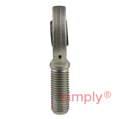 SKF SAL17ES Left Hand Steel / Steel Plain Male Rod End M16 Thread