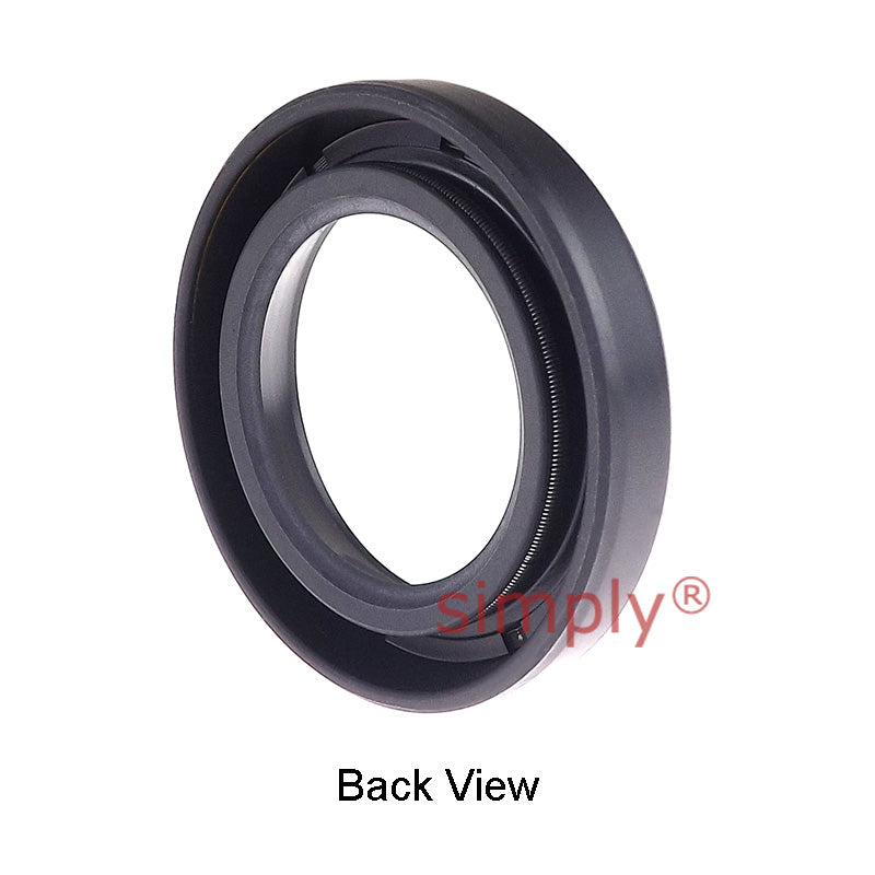 0.969x1.686x0.313 inch Nitrile Rubber Single Lip Rotary Shaft Oil Seal with Garter Spring R21 / SC