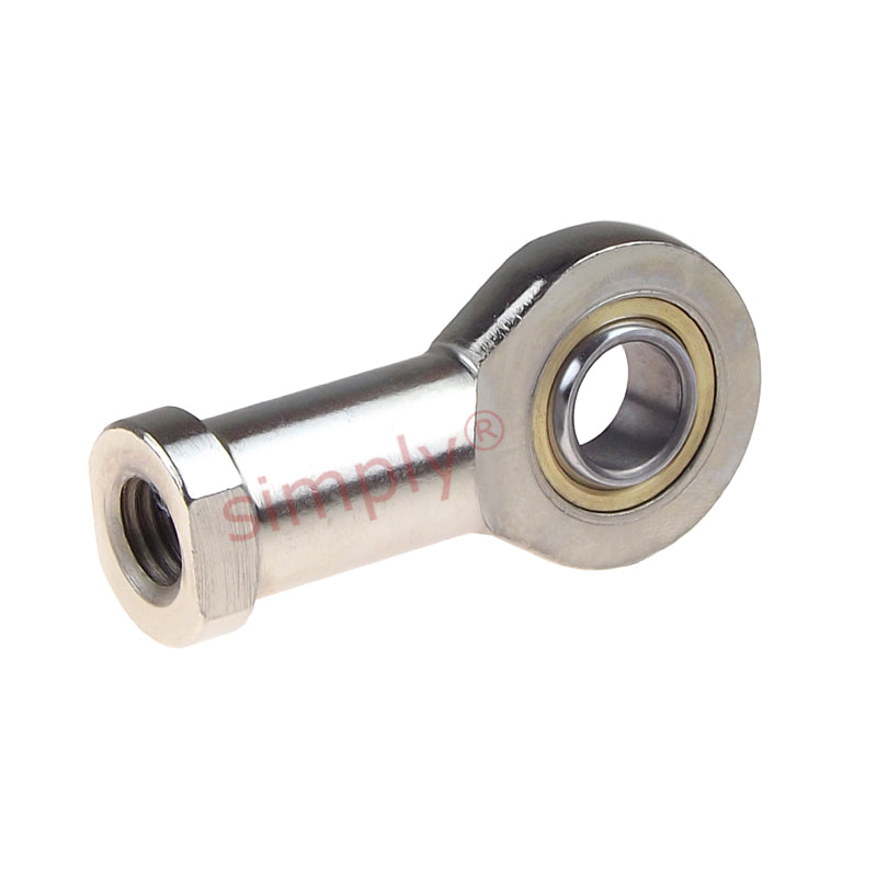 Codex SIL12C Left Hand Steel / PTFE Sintered Bronze Lined Plain Female Rod End M12 Thread