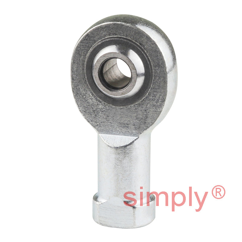 SKF SIKB5F Right Hand Steel / PTFE FRP Lined Plain Female Rod End M5 Thread
