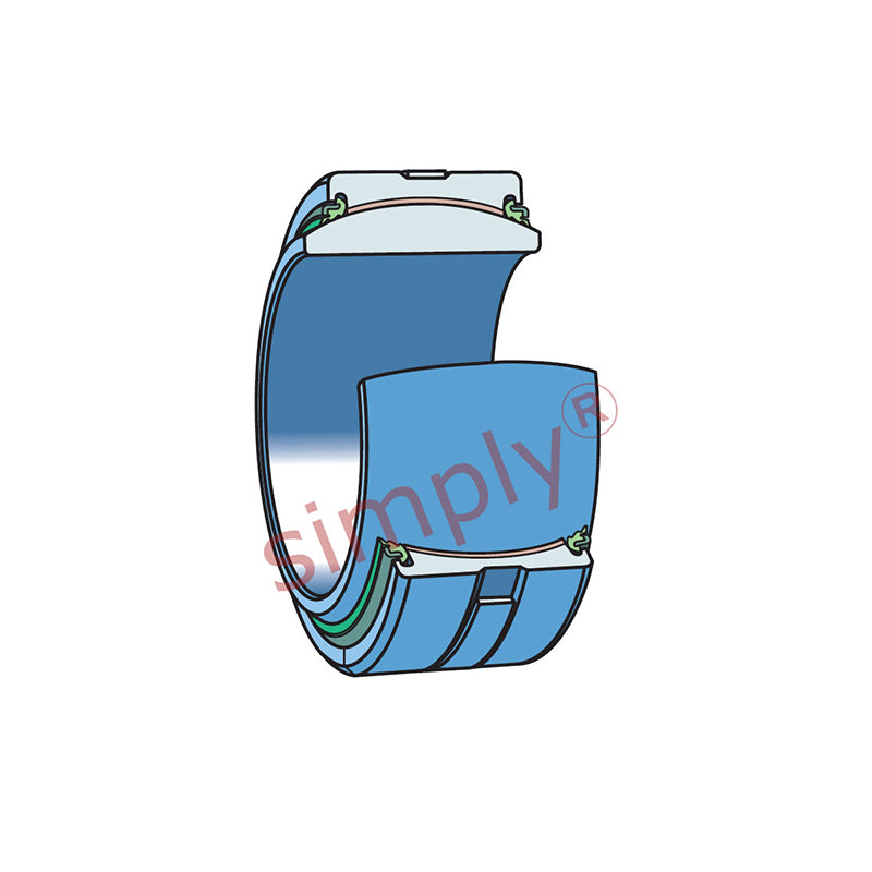 SKF GE240TXA2RS Maintenance Free Spherical Plain Bearing Steel / PTFE Fabric 240x340x140x100mm