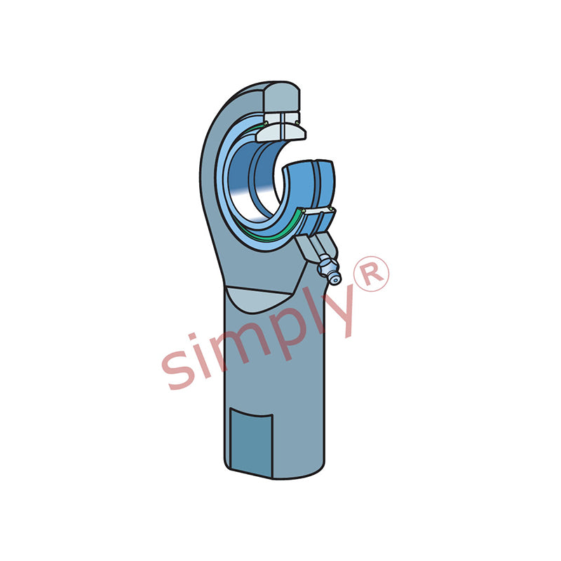 SKF SIL35ES2RS Left Hand Steel / Steel Plain Female Rod End M36x3 Thread
