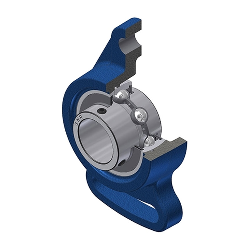SNR UCFA207 Metric Cast Iron Adjustable Flange Unit with 35mm Insert - Allow 2-3 Days