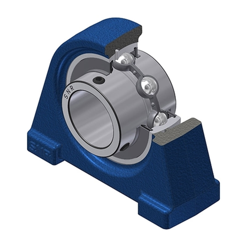 SNR UCPAE204-12 Threaded Base Small Footprint Imperial Pillow / Plummer Block Housing Supplied with 3/4 inch Bore Insert