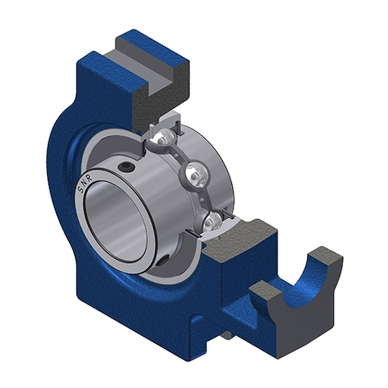 SNR UCT205-16 Imperial Cast Iron Take Up Unit with 1 inch Bore Bearing Unit - Allow 2-3 Days