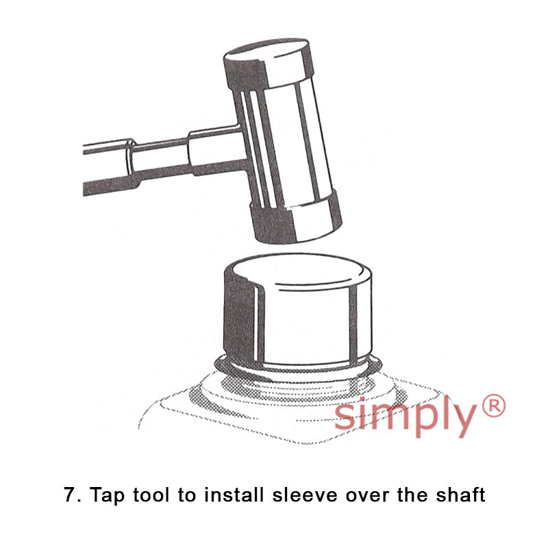 SKF CR99878 Gold Coated Hardened Stainless Speedi Sleeve for Shafts 2.04-2.046 inch