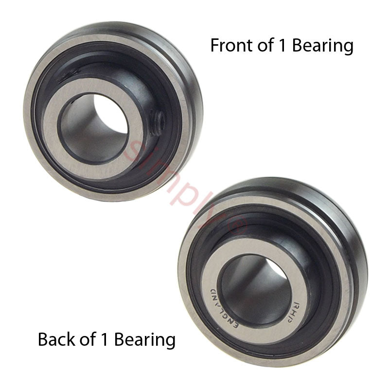 RHP 1075-2-3/4G Spherical Outer Full Width Bearing Insert 2-3/4 inch Bore 130mm Outside Diameter