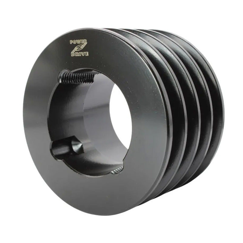 100X4SPZ 100mm Pitch Diameter SPZ Section Tapered Locking Bush Type Pulley with 4 Grooves (Bush not Incl.)