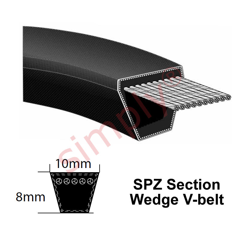 SPZ2000 Premier Quality SPZ-Section V-Belt