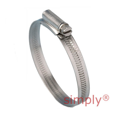 LR060SS Light Range 304 Stainless Steel Jubilee Clip Adjustment Range 40mm-60mm Band Width 9.9mm
