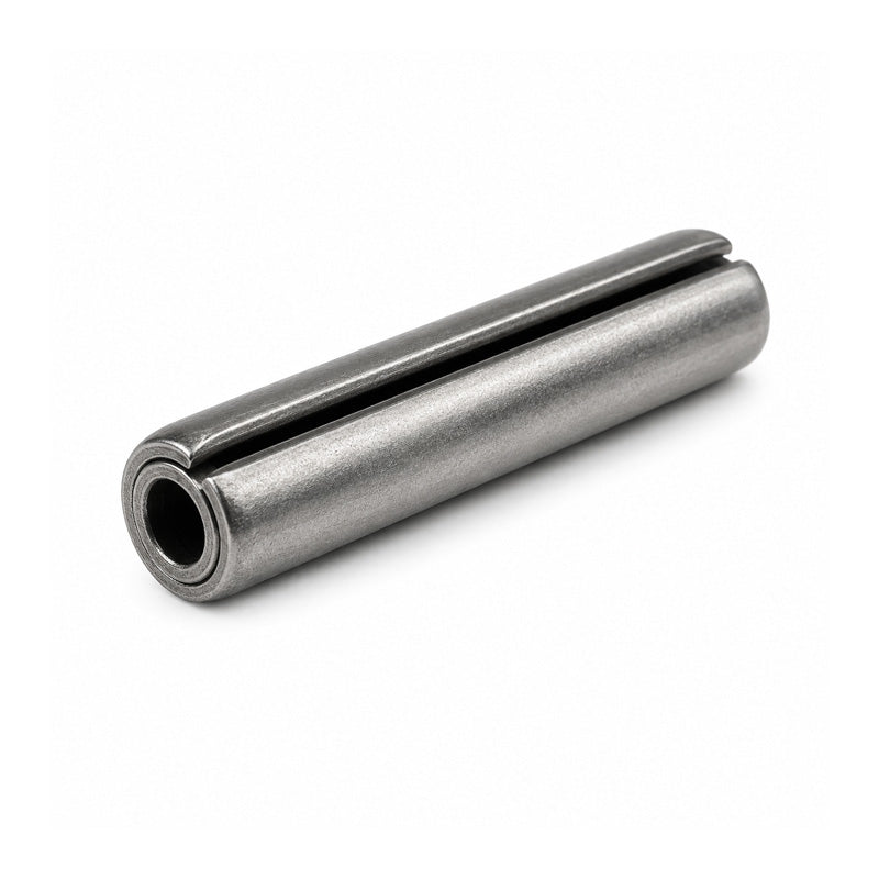 Metric Nickel Stainless Steel AISI 304 MDK Coiled Roll Pin 1.5x12mm with Plain Oiled Finish - Allow 2-3 Days