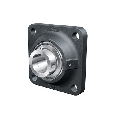 INA TCJ25XLN Four Bolt Cast Iron Square Housing with Eccentric Collar Insert 25mm Bore
