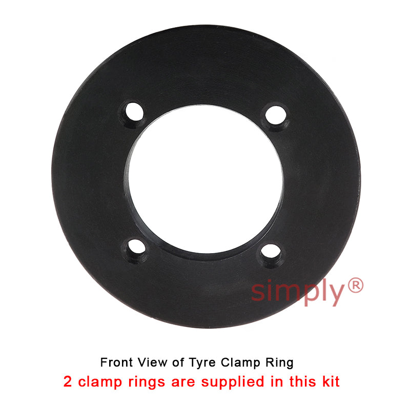 Major Branded F50H/F50F Inner/Outer Facing Taper Bores Type Tyre Drive Coupling Assembly with Natural Rubber Tyre