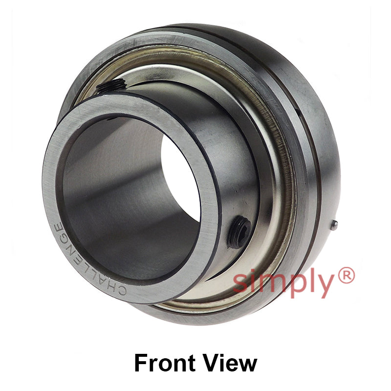 Challenge UC213 Metric Insert with Grub Screws with 65mm Bore 120mm Outside Dia and Triple Lip Seal Ideal for Agricultural and Outdoor Use