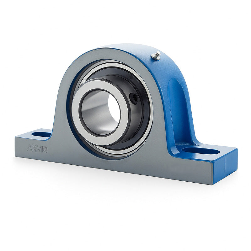 Major Brand UCP215T-46E Imperial Steel Two Bolt Pillow / Plummer Block Housing with 2-7/8 inch Bore Insert - Allow 3-4 Weeks