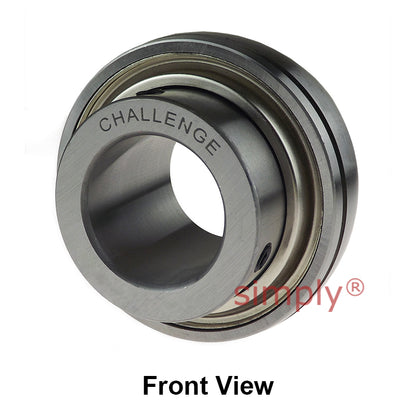 Challenge UCX13 Metric Insert with Grub Screws with 65mm Bore 125mm Outside Dia and Triple Lip Seal Ideal for Agricultural and Outdoor Use