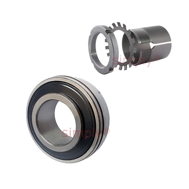 UK211/H2311 Taper Bore Bearing Insert and Sleeve Fits 50mm Shaft