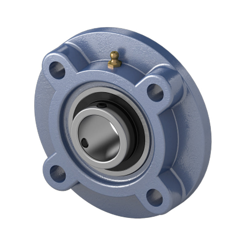 UKFC211/HA2311 Imperial Four Bolt Cast Iron Round Flanged Housing Insert and Adaptor Sleeve Fits 1-15/16 inch Shaft