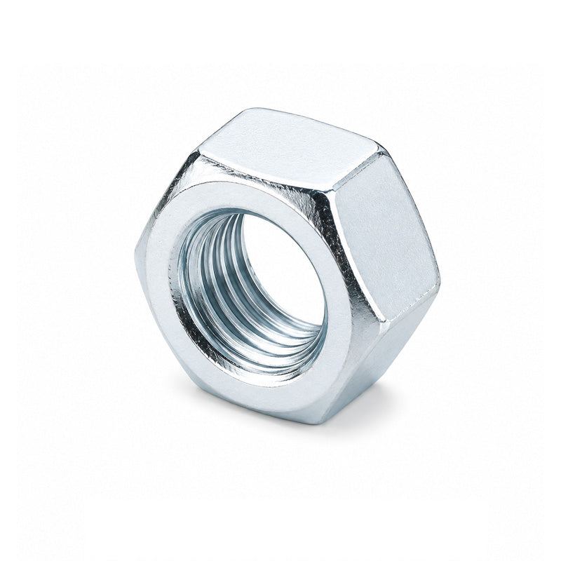 Unifix M16x24 - Class 10 Steel Full Nut DIN 934 with 2mm Pitch and Bright Zinc Plated Finish