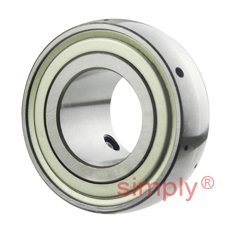 SNR US204-12G2 Imperial Flatback Spherical Outer Bearing Insert 3/4 inch Bore 47mm Outside Diameter with Grub Screws
