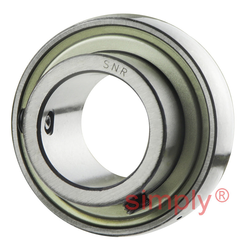 SNR US204-12G2 Imperial Flatback Spherical Outer Bearing Insert 3/4 inch Bore 47mm Outside Diameter with Grub Screws