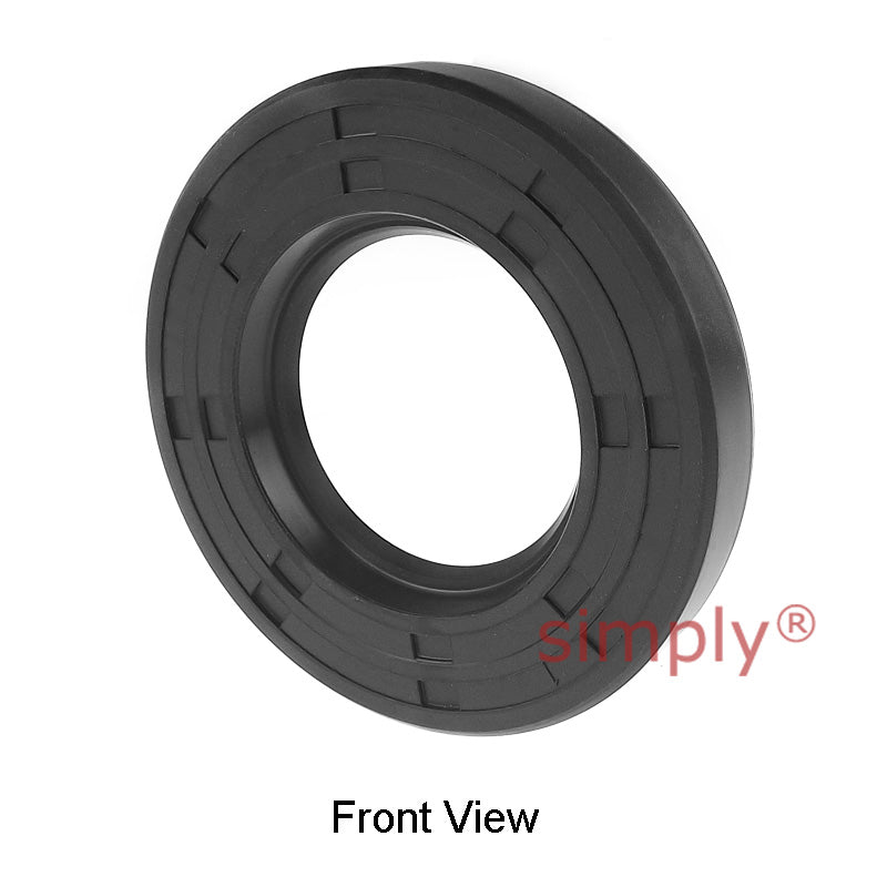 35x42x4mm Nitrile Rubber Single Lip Rotary Shaft Oil Seal Springless Design VC Style
