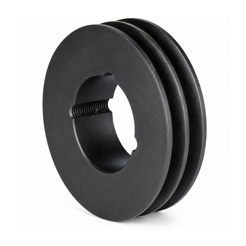 75X2SPZ 75mm Pitch Diameter SPZ Section Tapered Locking Bush Type Pulley with 2 Grooves (Bush not Incl.)