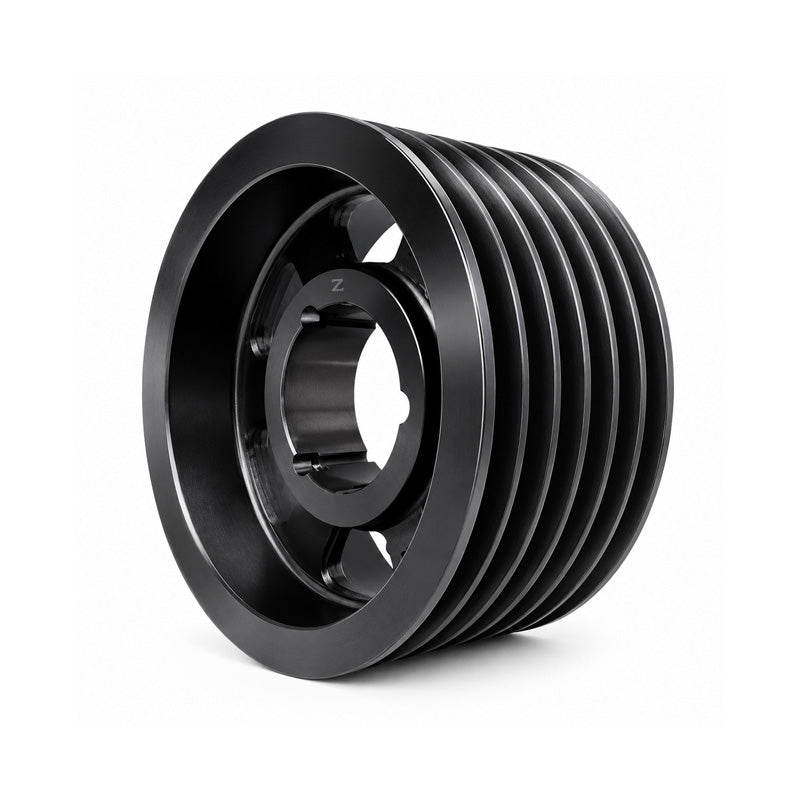 PowerDrive 280X6SPZ 280mm Pitch Diameter SPZ Section Tapered Locking Bush Type Pulley with 6 Grooves (Bush not Incl.) - Allow 2-3 Days