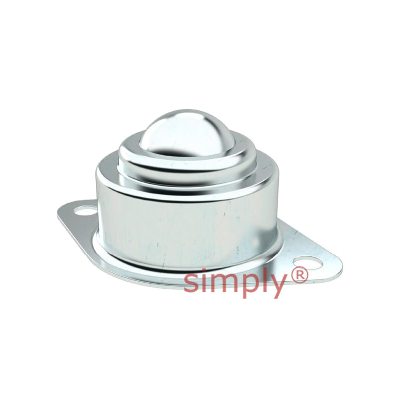 High-Performance 2 Bolt Surface Mount Ball Transfer Unit with 30.16mm Steel Ball - Allow 2-3 Days