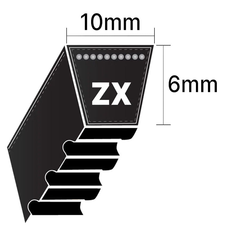 ZX53.5 Major Brand Torque Flex Narrow Profile Cogged V-Belt